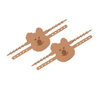 Toyvian Copri Chiavistello Silenzioso in Silicone, 2 Pezzi, Anti Sbattimento Porta, Installazione Facile, Chiusura Silenziosa per Scuole e Biblioteche