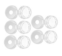 Toyvian Copri Manopole Per Fornelli a Gas Trasparenti 5 Pezzi, Protezione Sicurezza Ragazzo Ragazza Per Cucina Domestica, Resistenti Alte Temperature, Facili Da Installare Senza Rimuovere Manopole