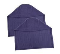 Toyvian Copribraccioli Per Divano Blu Navy Elasticizzati in Poliestere Tessuto Morbido a Navetta, Protezione Dei Braccioli Per Casa e Ufficio, Set Da 2 Pezzi