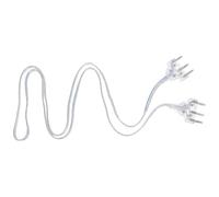 Toyvian Corda per Scherma Foil e Epee con Filo Conduttivo Stabile | Rame e Pvc, Clip Testa Resistente e Connettori Trasparenti, per Allenamento a Casa e Club