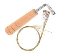 Toyvian Corde per Arpa Lira Set 1 Pezzo Corde di Ricambio in Metallo Chiave di Accordatura Accessori per Strumenti Musicali Principianti Studenti e Musicisti Attrezzo in Legno