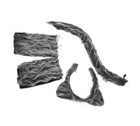 Toyvian Costume Cosplay Licantropo con Fascia Testa Coda e Guanti in Materiale Confortevole per Feste e Performance Accessori Mannaro Carnevale