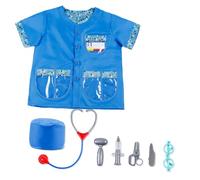 Toyvian Costume Cosplay Veterinario Per Set Gioco Ruolo Per Dottoressa Adatto Per Divertente e Lavabile Per Feste e Occasioni Speciali