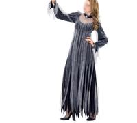 Toyvian Costume da Donna Demone per Halloween Leggero e Confortevole, Abito Cosplay per Mascherata Design Sposa Fantasma e Atmosfera Misteriosa