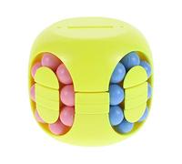 Toyvian Cube Rotante Per Risparmio Colorazione Casuale Giocattolo Anti-stress Per Puzzle Educativo e Salvadanaio Portatile Stimola Immaginazione e Abilità Manuali