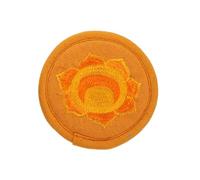 Toyvian Cuscino Per Ciotola Tibetana Buddha Con Design Tappetino Religioso Per Meditazione e Decorazione Yoga Piccolo Colore Arancione Accessorio Per Suono e Pratica Spirituale