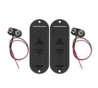 Toyvian Custodia Porta Batteria per Pickup Basso 9v con Spugna Antivibrazione, Supporto Leggero e Installazione Rapida, Vano Batteria Sostitutivo per Chitarra e Basso Elettrico