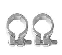 Toyvian Cymbal Stand Hardware Lock Metallo Argento 2Pezzi con Limitatore di Rotazione per Setup Batteria in Ambienti Professionali