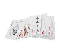 Toyvian Da Gioco in Braille Per Non Vedenti Mazzo Di Giganti Per Gioco e Divertente Adatte Per Famiglie e Adulti Disabilità Goffratura Braille Per Lettura Tattile