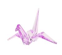 Toyvian Decorazione Origami Crane Trasparente per Statua Acrilico per Compleanni Tavolo per Decorare Spazi e Creare Incantevoli