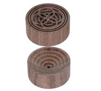 Toyvian Diffusore di Aromi in Legno di Juglans 2 Pezzi Capacità Ottimale, Design Circolare Silenzioso per Tavolino e Ufficio