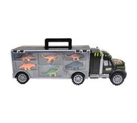 Toyvian Dinosaur Transport Truck Carrier Set Con Miniature Dinosaur Toys Giocattolo Per Include Camion Con Spazio Di Stoccaggio Facile Da Trasportare e Divertente Per Immaginazione Dei