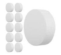 Toyvian Dischi Polistirolo 36Pezzi Bianco Schiuma Cilindro per Birthday Parties e DIY Projects, Base per Polistirolo per Creative Crafting