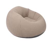 Toyvian Divano Gonfiabile Per Adulti Con Superficie Floccata Antiscivolo Poltrona Gonfiabile Portatile Per Campeggio Bbq e Relax All Aperto Sacca Compatta Marrone