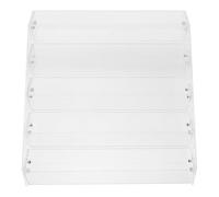 Toyvian Espositore Acrilico Porta Sigarette e Gomme da Masticare, Scaffale Compatto da 5 Ripiani per Negozi e Supermercati, Organizer Trasparente per Esposizione Prodotti Fino a 50