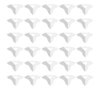 Toyvian Espositore per Giocattoli a Cubo, 30 Pezzi Base Triangolare in Plastica Trasparente, Supporto per Collezione Cube da Scrivania