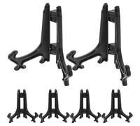 Toyvian Espositore per Monete Antiche Acrilico da Tavolo 6 Pezzi, Mini Cavalletto Portamonete Stabile e Portatile per Collezione, Supporto Trasparente per Casa e Ufficio