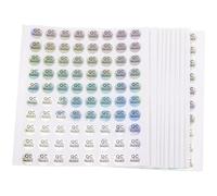 Toyvian Etichette Adesive 1600 Pezzi in Pvc Resistenti allo Sbiadimento Qc Pass Argento Stampa Chiara per Controllo Qualità Magazzino e Verifica Prodotti
