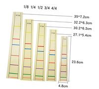 Toyvian Etichette Adesive Per Dita Di Violoncello Pratiche Etichette Per Tastiera Indicatori Di Posizione Delle Dita Per Violoncello Giallo