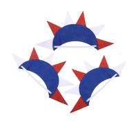 Toyvian Fasce per Chioma Patriottiche 3 Pezzi Non Tessuto Glitter Copricapo Statua della Libertà per Festa del 4 Luglio Accessori Cosplay Leggeri e Traspiranti per Eventi a Tema