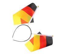 Toyvian Fascia Decorativa con Bandiera Tedesca per Feste e Eventi Sportivi Accessorio Patriottico per Celebrazioni Calcio