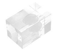 Toyvian Fermacarte in Cristallo Incisione Anatomica 3D del Cervello, Decorazione Elegante per Casa e Ufficio, Riproduzione Educativa Dettagliata per Studenti di Medicina