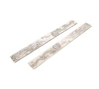 Toyvian Fermacarte in Rame per Calligrafia Cinese da Scrivania, Set 1 Paio Incisioni Draghi e Fenici, Fermacarte Decorativi Ergonomici per Ufficio e Pratica Artistica