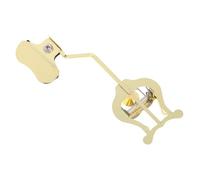 Toyvian Fermasparggio Musicale per Tromba Porta Spartiti Musicali da Marcia Angolo Regolabile Compatibile Vari Strumenti Fiato Leggero e Robusto