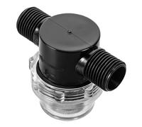 Toyvian Filtro per Pompa Acqua 20mm, Rete 50 Maglie, Ottone Nero | Corpo in Rame e Plastica, Montaggio senza Attrezzi, per Irrigazione Casa e Manutenzione Pompe
