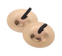 Toyvian Finger Cymbals in Rame Resistente per Strumento Musicale per Danza del Ventre e Lezioni Mini Zills Leggeri e Facili da Tenere per Scuole