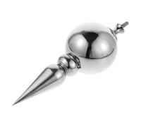 Toyvian Flagpole Topper in Acciaio Inossidabile Ornamento Argentato per Asta Bandiera Ufficiale Compatibile per Uso Esterno e Interno in Uffici Scuole e Cerimonie