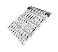 Toyvian Flute Chord Practice Chart Per Principianti Guida Visiva Per Accordi e Note Per Flauto Tabella Pratica Materiale Resistente e Durevole Per Studio e Pratica Musicale