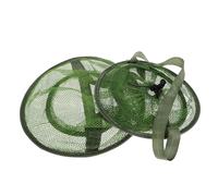 Toyvian Gabbia da Pesca Pieghevole a Tre Strati in Rete Fine, Cestino Portatile per Pesci e Gamberetti, Rete Leggera senza Colla per Conservazione e Pesca in Acque Interne e Salate