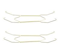 Toyvian Ganci da Parete per Piatti a Molla 12 Pollici 2 Pezzi, Portapiatti Invisibili in Lega di Metallo, Supporto Decorativo per Piatti da Muro senza Tracce, Cucina