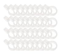 Toyvian Ganci Fibbia Antivento per Grucce in Plastica Pp Resistente, Set da 60 Pezzi per Appendere Abiti, Accessori Utili per Balcone e Uso Interno