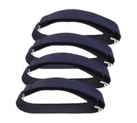 Toyvian Giarrettiere Elastiche Antiscivolo per Maniche da Camicia Set da 4 Pezzi Regolabili in Poliestere Fasce da Braccio Unisex per Mantenere le Maniche Ferme Durante Lavoro e i