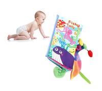 Toyvian Giocattolo Educativo Per Libro Stoffa Con Immagini Colorate e Code Di Animali Per Sviluppo Sensoriale e Linguistico Resistente e Lavabile Adatto Per Anni