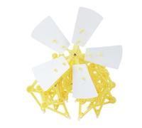Toyvian Giocattolo Meccanico Costruzione Eolica Puzzle Assemblaggio in Plastica Resistente Gioco Interattivo per Molla Colore Giallo Sviluppo e Abilità Motorie Fine