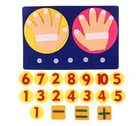 Toyvian Giocattolo Montessori per Non Educativo per Apprendimento Numerico e Calcolo Manuale Gioco Didattico per Sviluppo Intelligenza e Coordinazione Mano-Occhio Adatto in età Prescolare