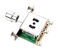 Toyvian Gn204 Interruttore a Levetta per Pickup a 3 Vie per Chitarra Elettrica in Metallo Interruttore a Levetta per Pickup a 3 Vie Elettronica
