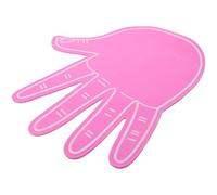 Toyvian Guanti da Cheerleader Cinque Dita in Schiuma Eva Leggeri Rosa per Feste Sportive e Spettacoli, Accessori Tifo Trasportabili per Eventi e Giochi