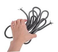 Toyvian Guarnizione Corda Imbevuta in Fibra di Vetro per Porta Stufa Resistente Alte Temperature Sigillante Ignifugo Sostitutivo per Tenuta Termica Camini 6mm*22m