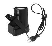 Toyvian Illuminazione scenica luce blinder Mini Effect Effect Light piccolo riflettore indoor Luce a setlight del palco a LED Segui Spotlight per il Metallo Nero