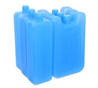 Toyvian Impacchi di Ghiaccio Riutilizzabili 6 Pezzi per Raffrescatore d'Aria e Refrigeratori, Blocchi Congelatori Portatili Grandi e Lunghi Effetto Raffreddamento Rapido per