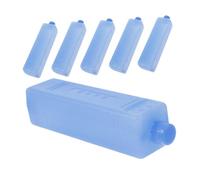 Toyvian Impacchi di Ghiaccio Riutilizzabili 6 Pezzi per Ventilatori Aria Refrigerata, Blocchi di Ghiaccio Portatili per Borse Termiche e Pranzo, Pacco Refrigerante Compatto per