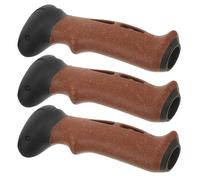 Toyvian Impugnature in Sughero per Bastoncini da Trekking 3 Pezzi Manico Sostitutivo per Bastoni da Passeggio e Sci Presa Ergonomica Antiscivolo per Escursionismo e Attività Outdoor