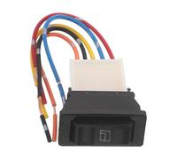 Toyvian Interruttore Alzacristalli Automatico a 5 Pin con Cablaggio per Auto, Pulsante Momentaneo per Controllo Vetro, Sostituzione per Alzacristalli Elettrici Veicoli, Installazione