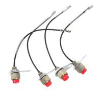 Toyvian Interruttore di Arresto Motore per Tosaerba e Tagliabordi 4 Pezzi per Controllo del Prato e Rifinitura del Giardino, Accessorio Sostitutivo Durevole per Uso Esterno