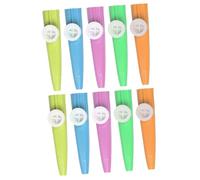 Toyvian Kazoo Musicale Portatile per Bambini e Adulti Set 10 Strumenti Musicali Colorati per Feste e Lezioni Facile da e