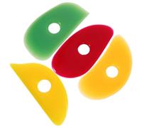 Toyvian Kit 4 Pezzi Strumenti per Argilla in Silicone Raschietti per Modellare Ceramica Strumenti per Scolpire Sculture Accessori per Progetti Artistici e Artigianali